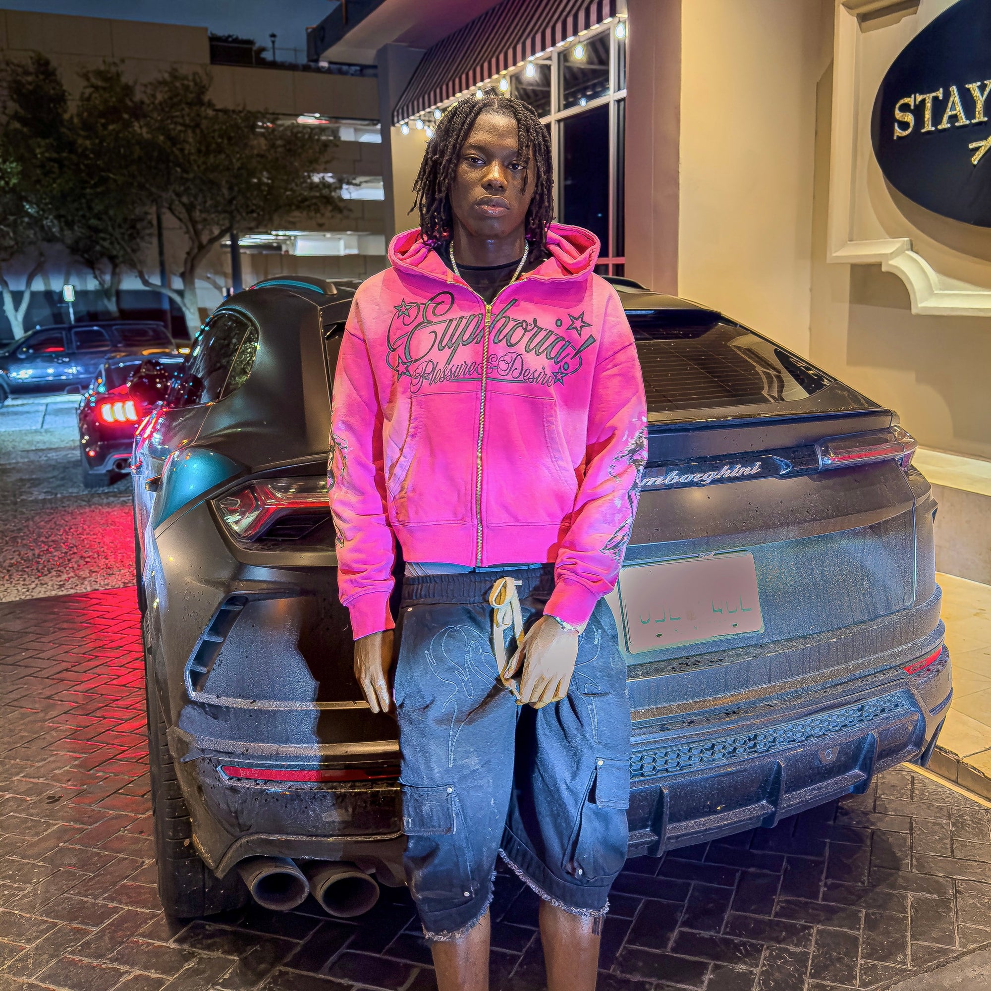 Pleasure & Desire® Zip Up - Pink