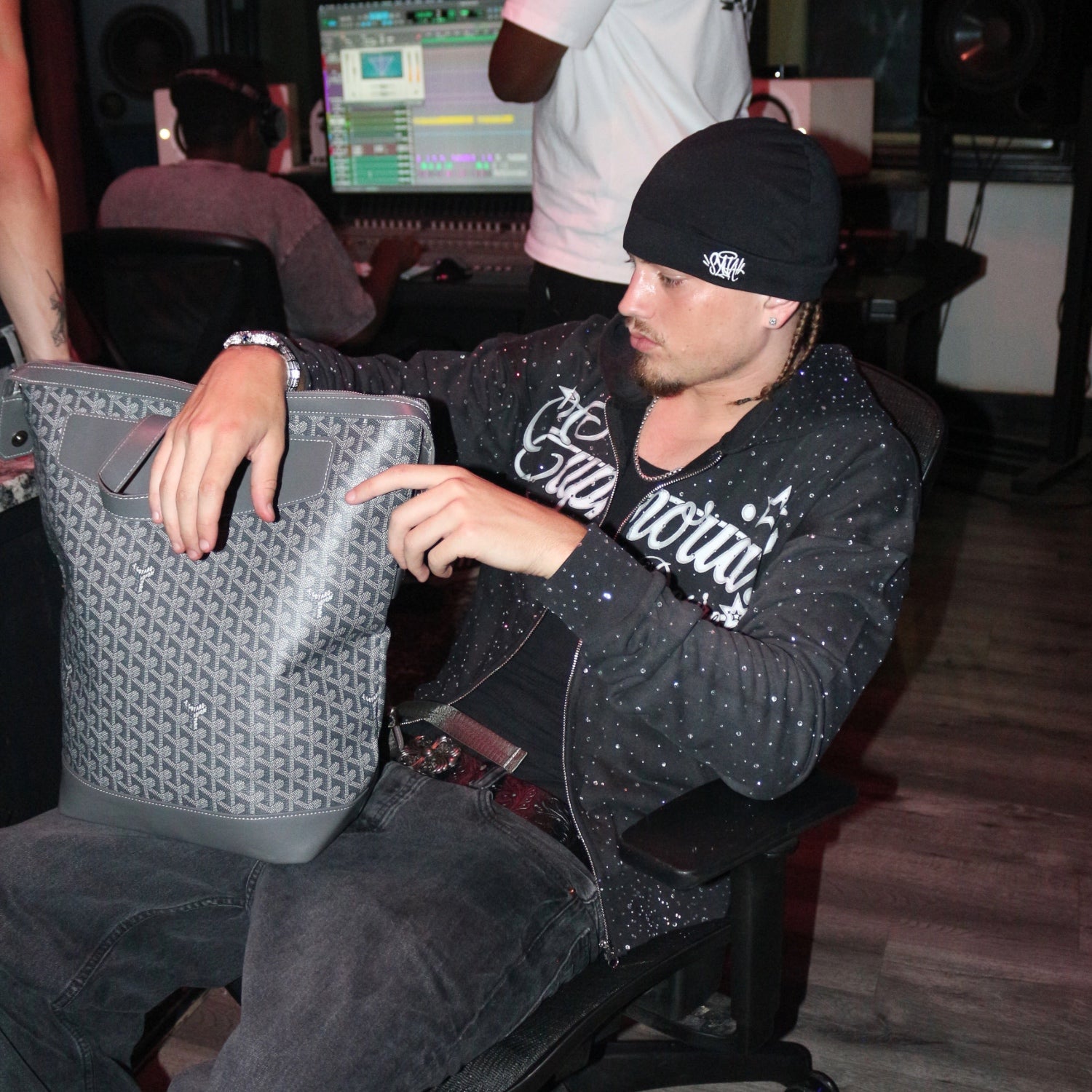 “Diamond” Zip Up - Gray