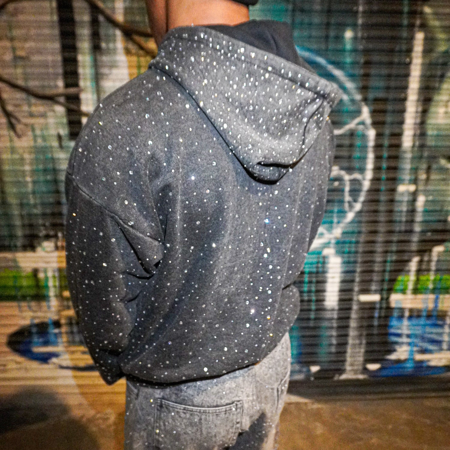 Diamond” Zip Up - Gray – Euphoria!