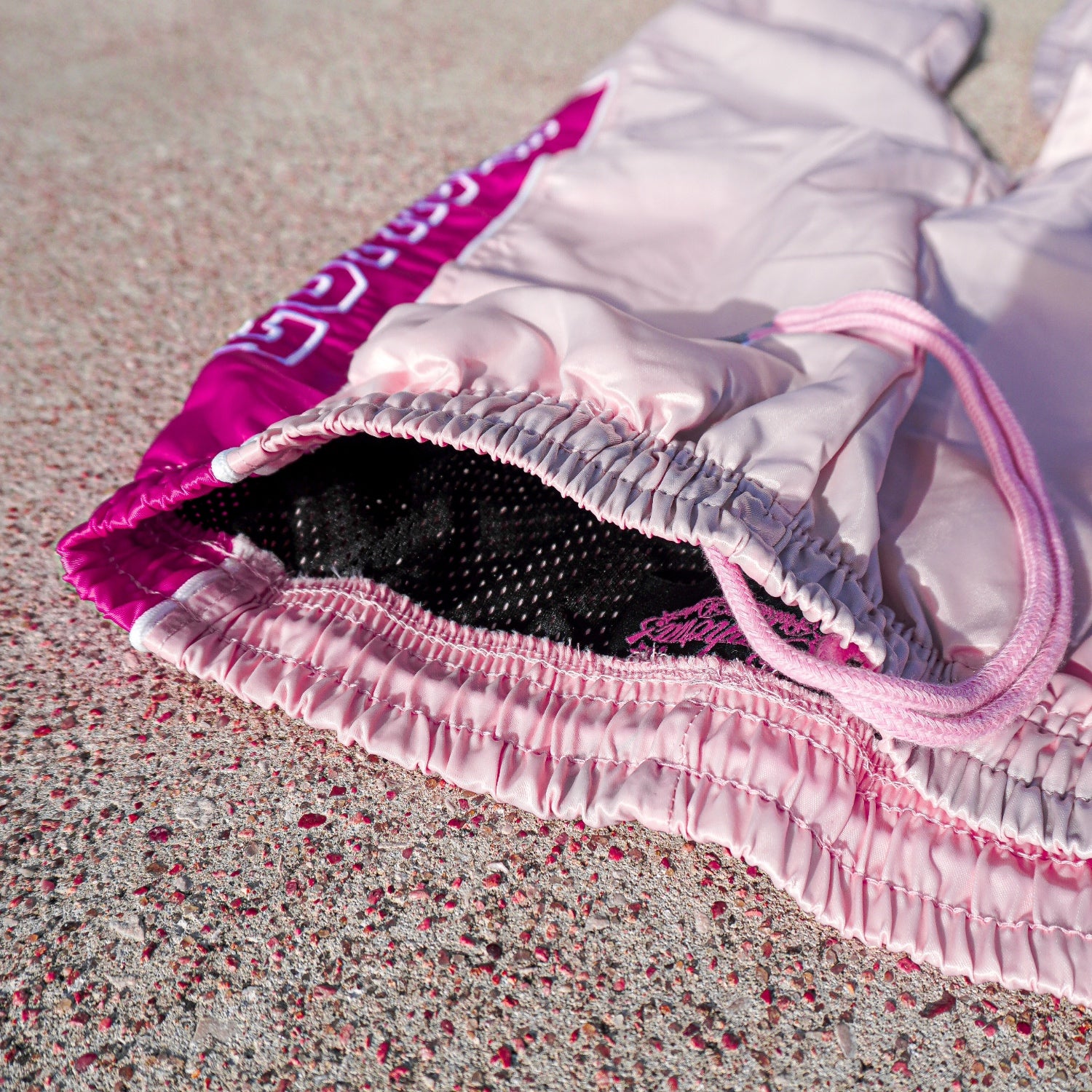 “Mesh” Summer Track Pant - Pink