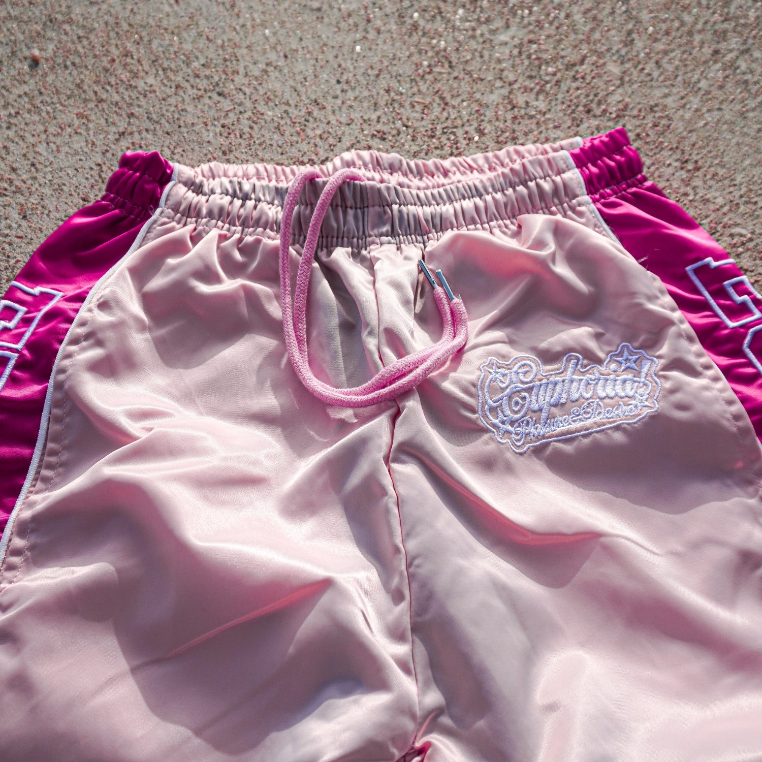 “Mesh” Summer Track Pant - Pink