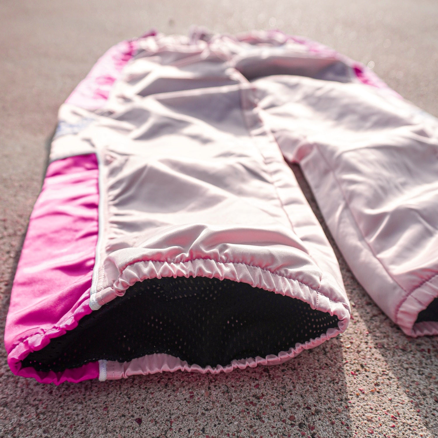 “Mesh” Summer Track Pant - Pink