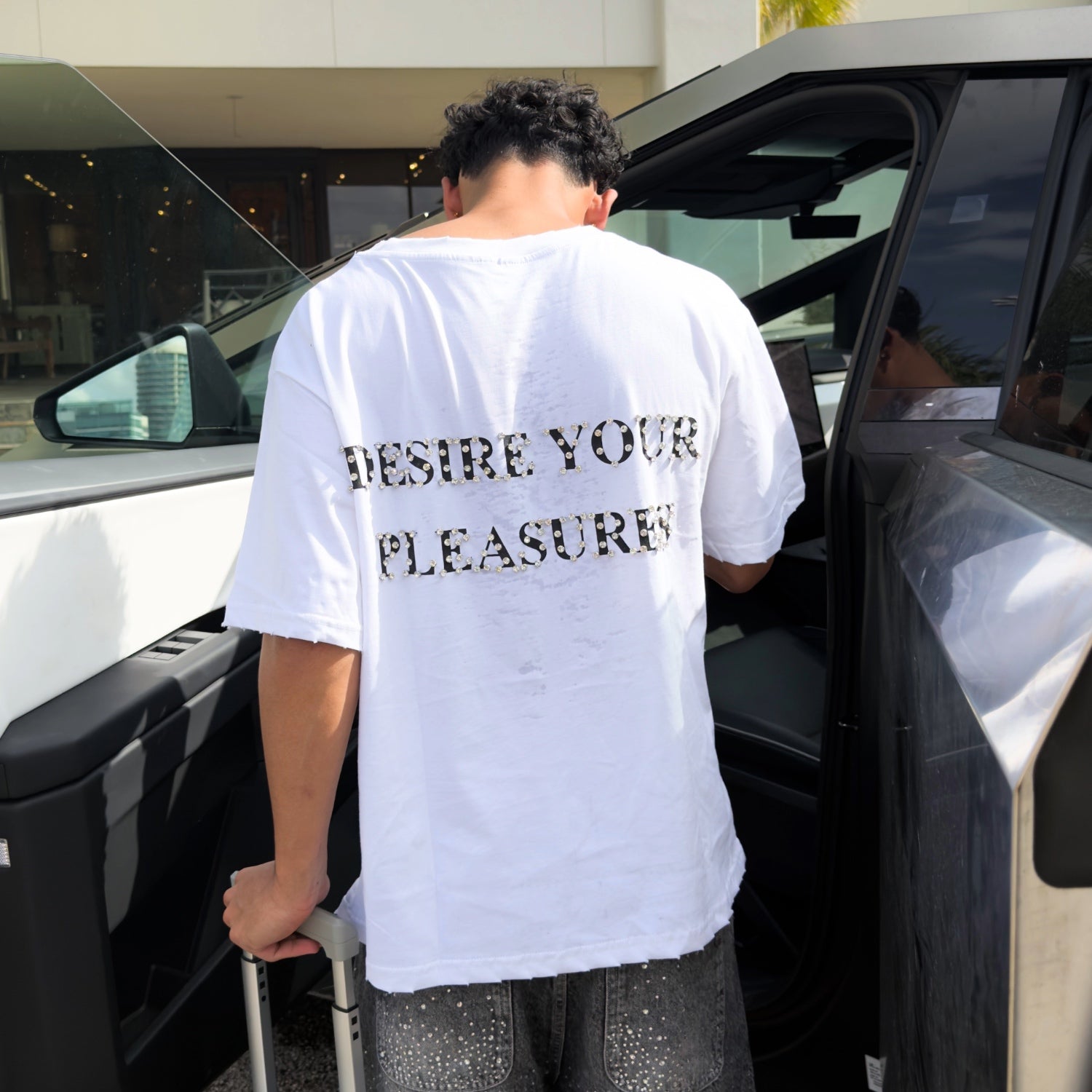 "Diamond" Tee - White