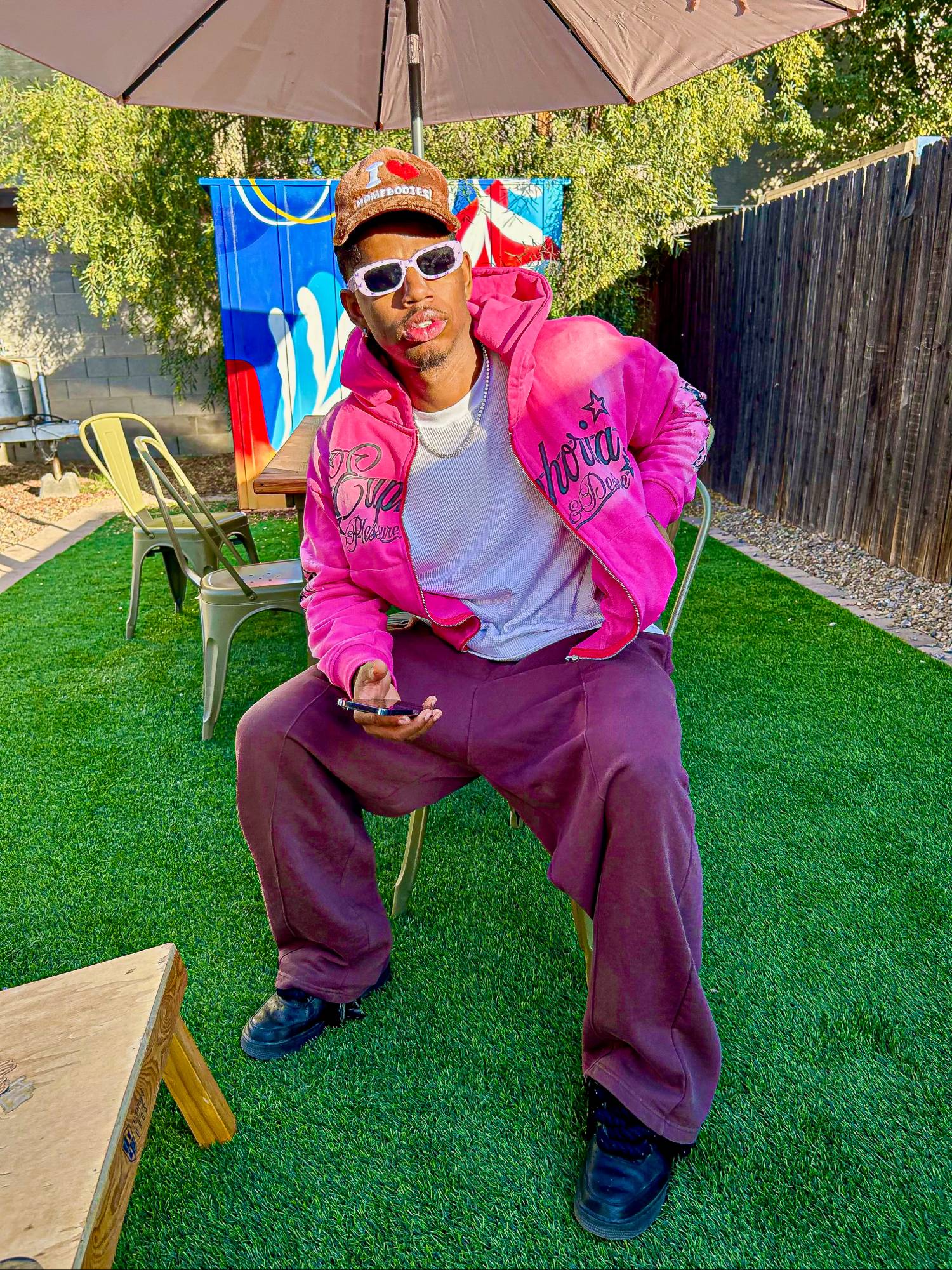 Pleasure & Desire” Zip Up - Pink – Euphoria!