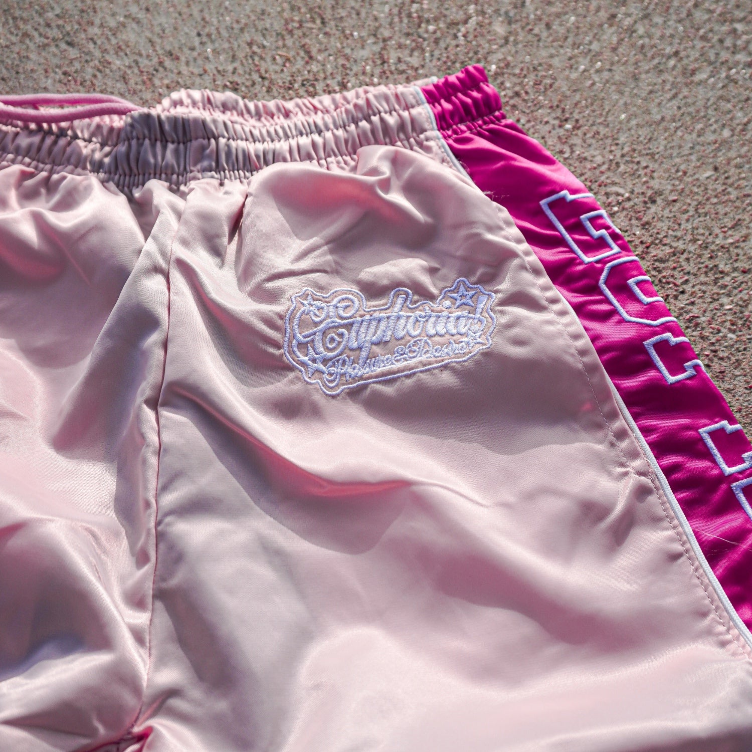 “Mesh” Summer Track Pant - Pink