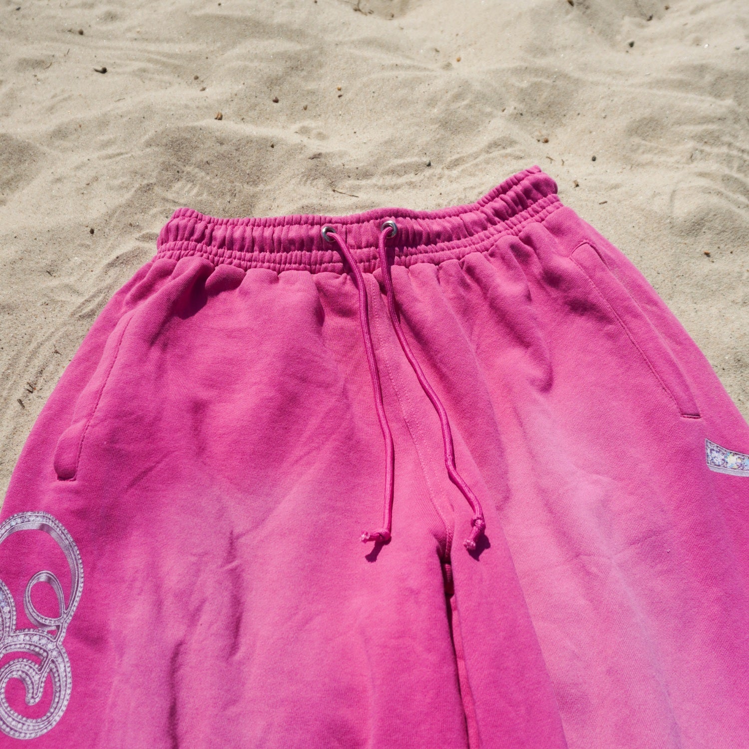 “Iced” Long Shorts - Pink