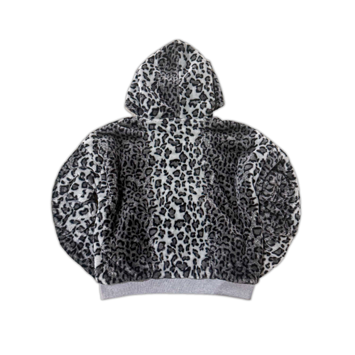 "Snow Leopard" Zip Up - Reversible
