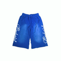 “Iced” Long Shorts - Blue