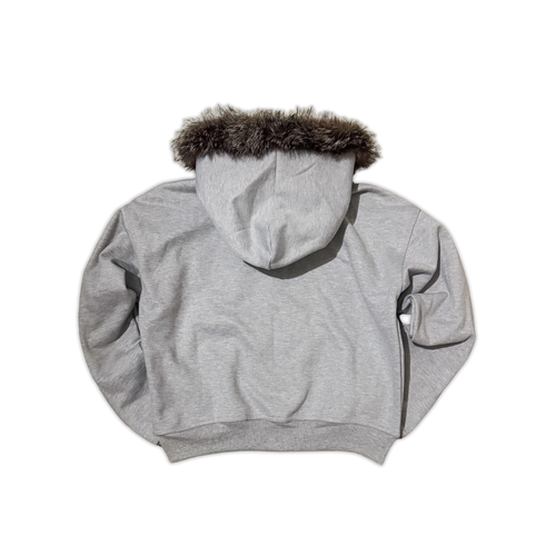 "Arctic Fox" Zip Up - Grey
