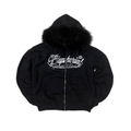 "Arctic Fox" Zip Up - Black