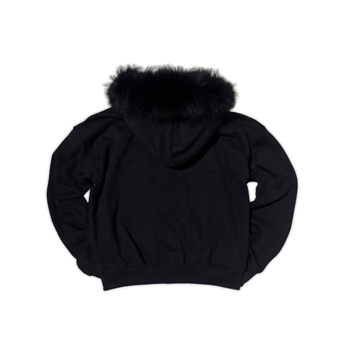 "Arctic Fox" Zip Up - Black