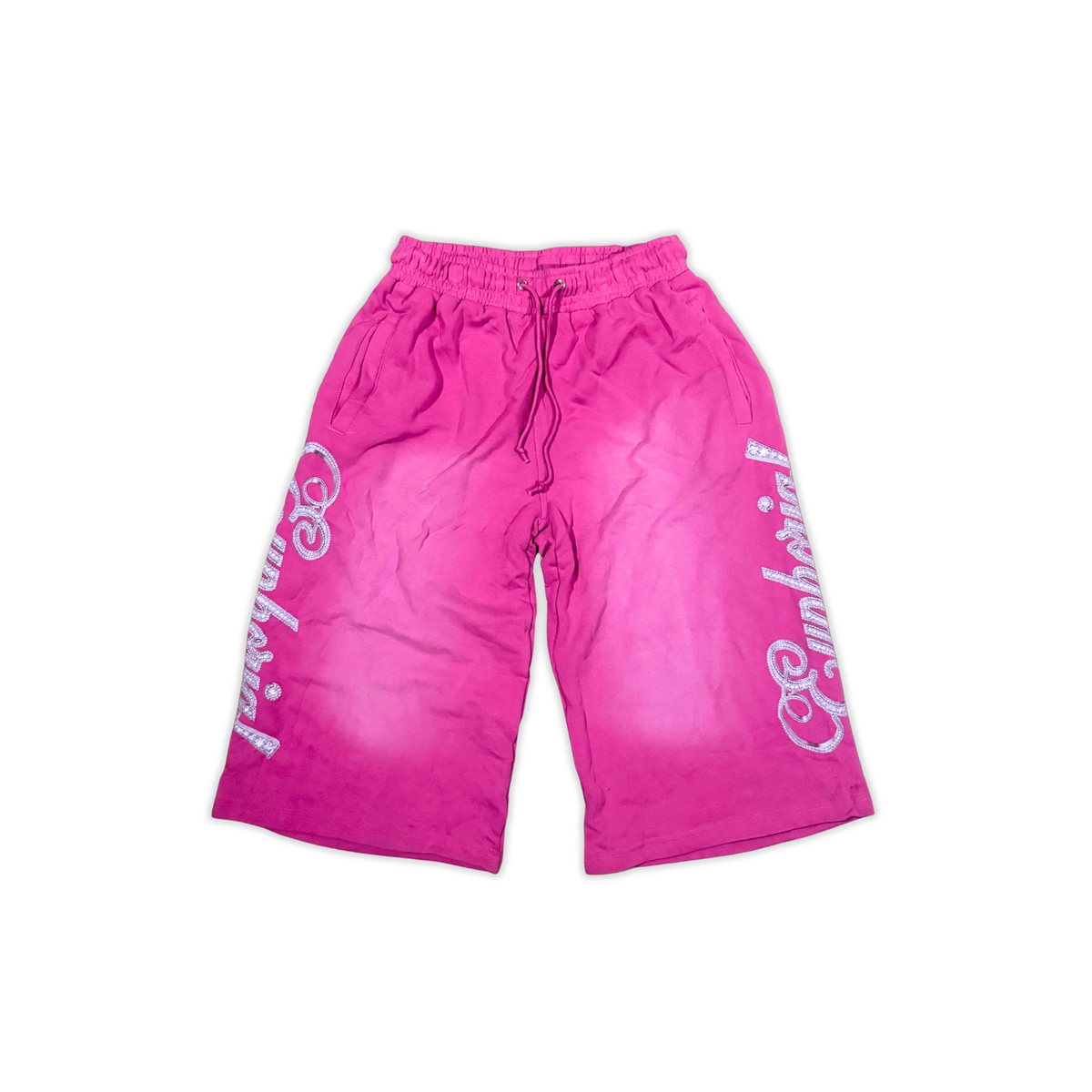 “Iced” Long Shorts - Pink