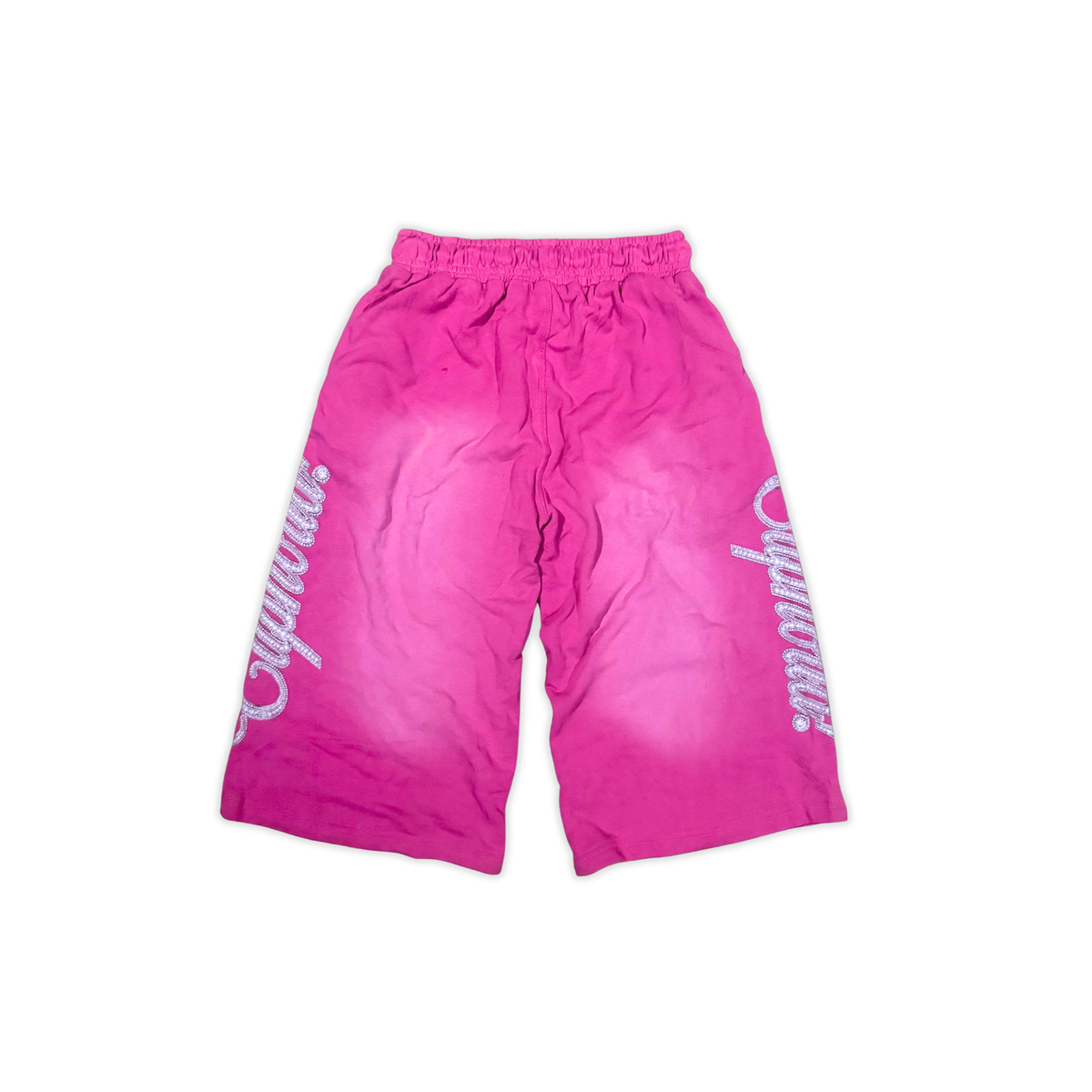 “Iced” Long Shorts - Pink
